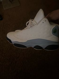 Air Jordan 13 Blue Greys High-Top Sneakers size 12 excellent condition