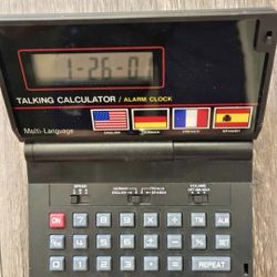 Talking Calculator Speaks 4 Languages