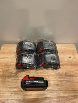 New Milwaukee Batteries M18 CP 2.0 $40 Each Cada Una