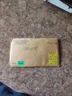 1960 Unc Silver Proof Small Date