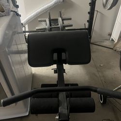 Workout Bench With Weights 