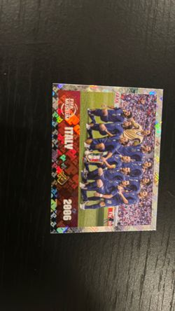 Very Rare Panini Sticker World Cup Shiny 2006 Italy Team