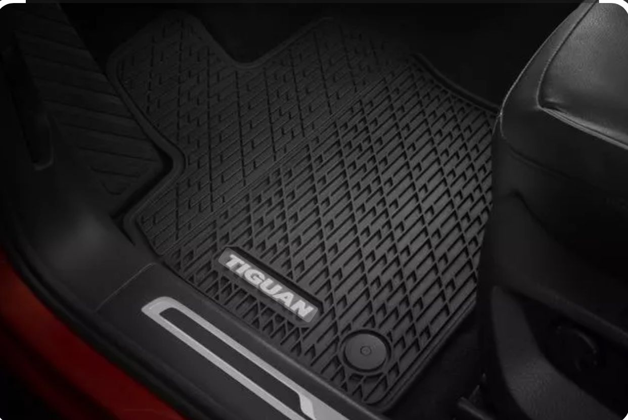 OEM Volkswagen Monster Mats® with Tiguan Logo (For 5-Seater) Part Number: 5NN061550A041