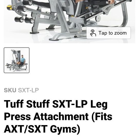 Tuff Stuff Home Gym With Leg Press