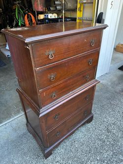 Antique solid wood dresser