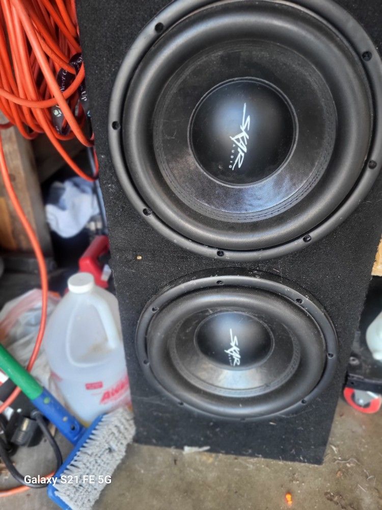 2-10inch Skar Subs