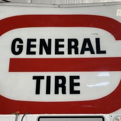 General Tire Plastic Sign 