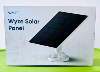 Wyze WSP2W Outdoor Security Camera Solar Panel - White New In Box
