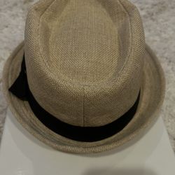 Women Fedora Hat Beige Color