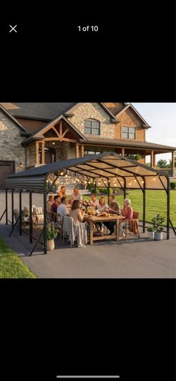20'x20' Galvanized Steel Carport Delivery available !