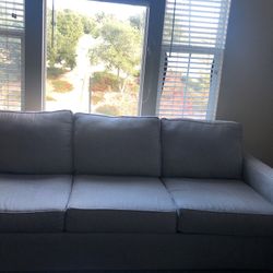 3seater Couch and Love Seat  Light Grey 