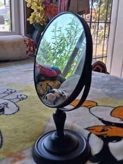 Black Makeup Mirror