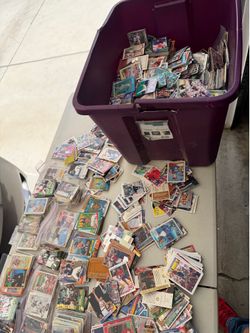 Baseball and football cards