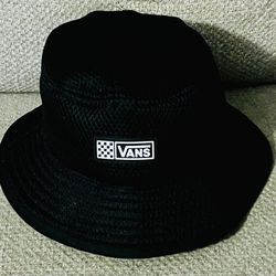 NEW Vans Patch Bucket Hat - Black Gender Neutral 