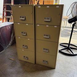 2 Fireproof Filing Cabinets $375 Each