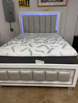 Queen LED Bed Frame