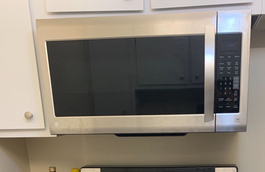 LG Stainless Steel easy clean Over The Range Microwave