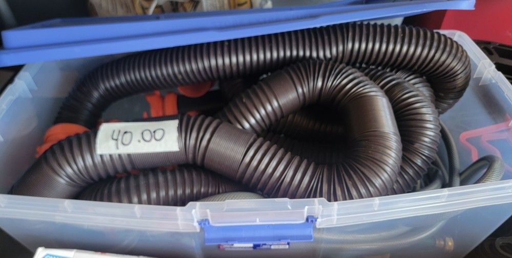 RV Sewer Hose And 2 Garden Hoses