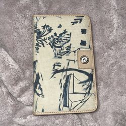 Spartina Beige And Blue Boat Design Wallet 