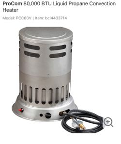 Procom 80,000 BTU Round Portable Convection Heater