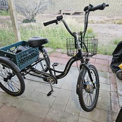 FOR PARTS Mooncool Electric Trike Bike