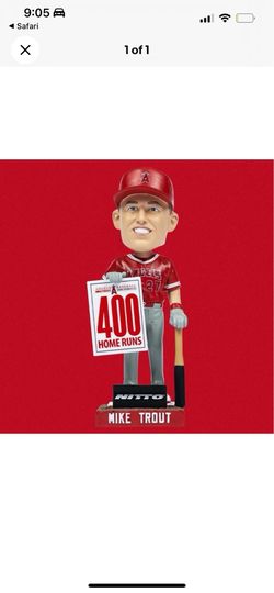 Mike trout 400th home run bobble head