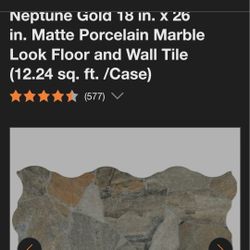Neptunes Gold Tiles from HOME DEPOT 