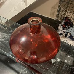 Beautiful RED Glass Vase