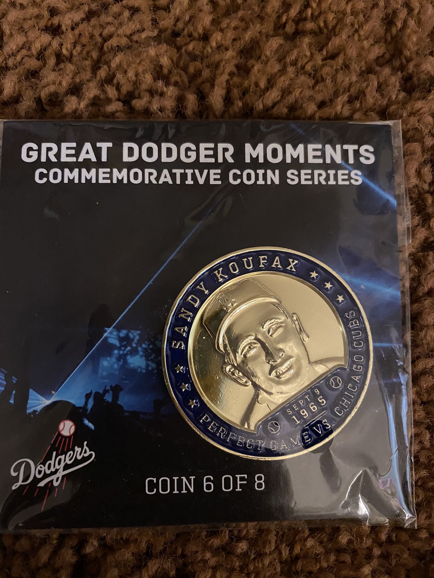 Sandy Koufax Commemorative Coin- Los Angles Dodgers