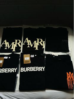Burberry and Amiri shirts