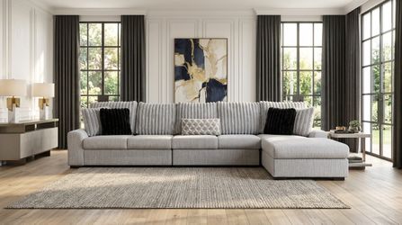 Soft Grey Sectional