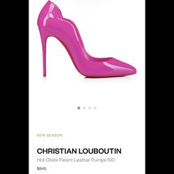 CHRISTIAN LOUBOUTIN Hot Chick Patent Leather Pumps 100