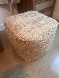 Woven Pouf
