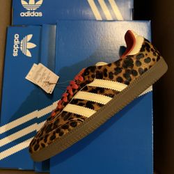 adidas Samba OG Preloved Red Leopard Women’s Sizes 7, 8, 9