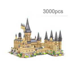 Harry Potter Hogwarts Castle Difficult 3D Puzzle 3000 pcs, mini bricks