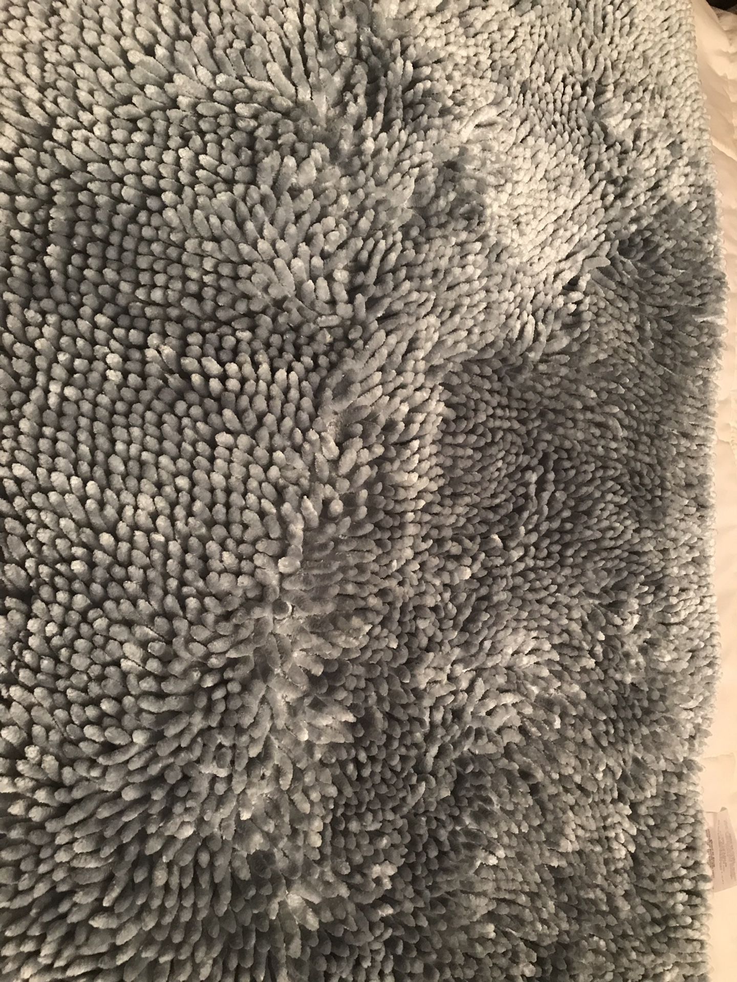 2 new Light blue plush bath rugs