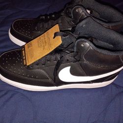 Nike Court Vision Mid Next Level Black And White