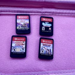 Switch Games And Game Case 