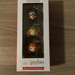 Harry Potter Set Of 3 Mini Ornaments .  Hallmark 🌟 
