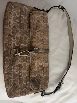 Coach Signature Jacquard Shoulder Bag