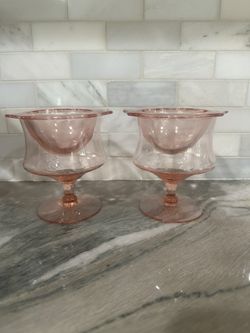 Depression Glass Shrimp Cocktail Cups