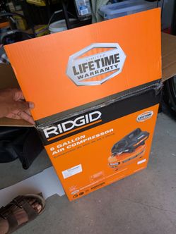 Rigid 6 Gallon Air Compressor. 150PSI