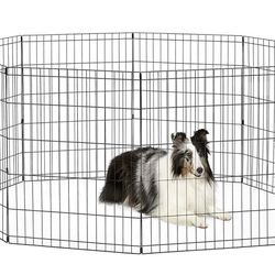 Foldable Dog Pen or Pet Playpen, 15 Sq Feet of Play!