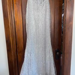 SILVER DRESS FOR SPECIAL EVENT