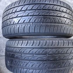 2 used Tires 215/45r17 🤑 free Installation ‼️