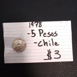 1978-5 Pesos- Chile Coin