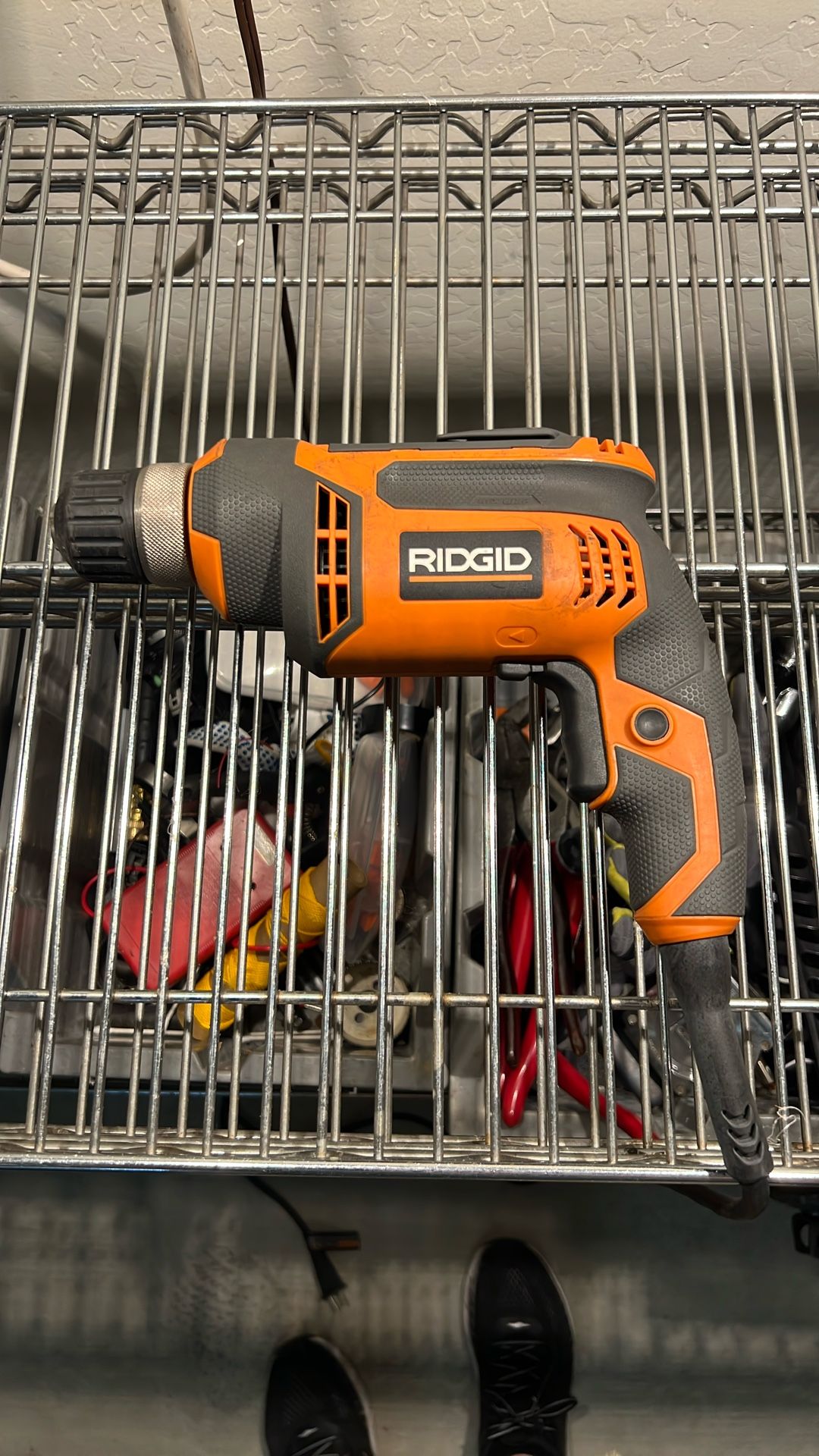 Ridgid Corded Drill Works Perfect 8amp 3/8in