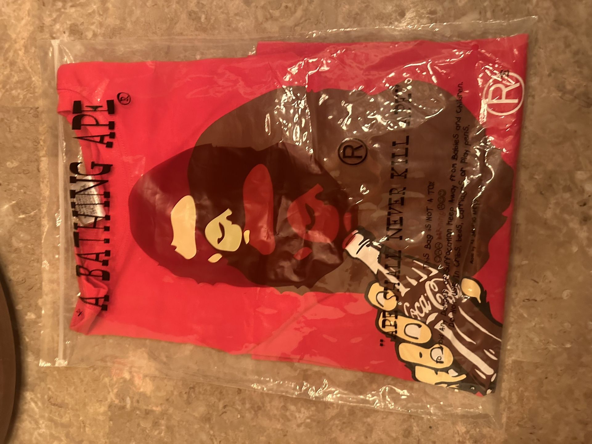 Bape Coke Collab Red