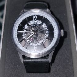 Heritor Automatic Dayne Leather-Band Watch w/Date  OBO