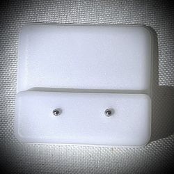 Sterling Silver Ball Stud Earrings - New